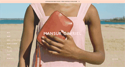 Desktop Screenshot of mansurgavriel.com